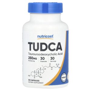 Nutricost TUDCA 250 מ"ג - תוסף תזונה 30 כמוסות