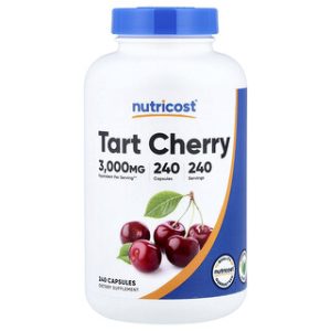 Nutricost Tart Cherry - 240 כמוסות - תמצית דובדבן חמוץ