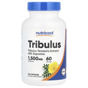 Nutricost Tribulus 750 מ"ג - 120 כמוסות - לשיפור טסטוסטרון