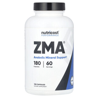 Nutricost ZMA® 180 כמוסות - תוסף תזונה לשיפור ביצועים
