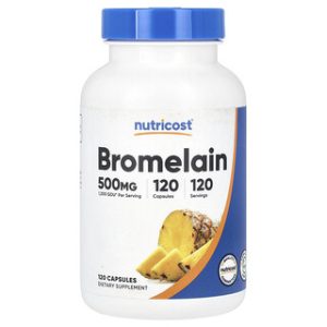 Nutricost ברומלין 500 מ"ג - 120 כמוסות - בריאות ורווחה
