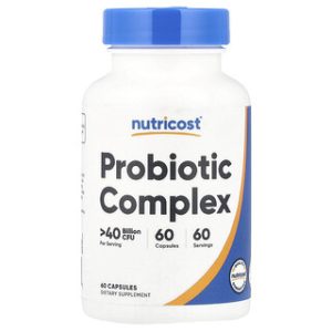 Nutricost פרוביוטיקה מורכבת 40B CFU - 60 כמוסות