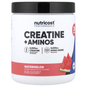 Nutricost קריאטין-אמינו אבטיח 369 גרם - לביצועים משופרים