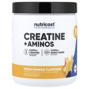 Nutricost קריאטין + חומצות אמינו - אפרסק מנגו