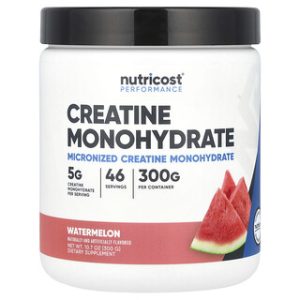 Nutricost קריאטין מונוהידרט - בטעם אבטיח - 300 גרם