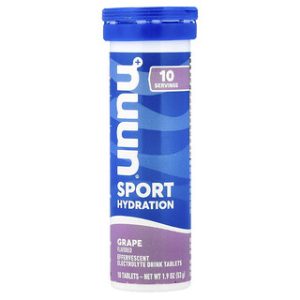 Nuun Sport - טבליות שתייה אלקטרוליטים ענבים - 10 טבליות