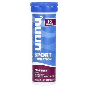 Nuun Sport - משקה אלקטרוליטים תוסס טרי-ברי - 10 טבליות