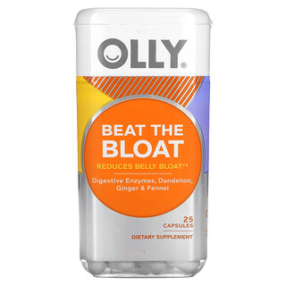 OLLY Beat the Bloat - כמוסות להקלה על נפיחות 25 יח'