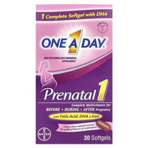 One-A-Day פרנטל - ויטמינים לנשים בהריון - 30 כמוסות