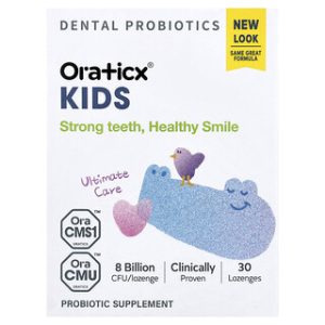 Oraticx Kids - פרוביוטיקה לבריאות הפה לילדים - 30 יחידות