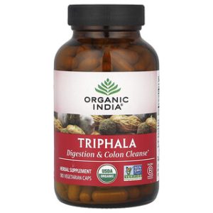 Organic India Triphala 180 כמוסות - לתמיכה בעיכול