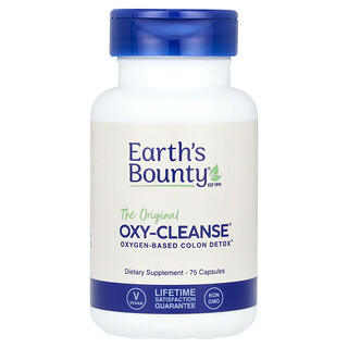 Oxy-Cleanse® Earths Bounty, ניקוי רעלים מהמעי - 75 כמוסות