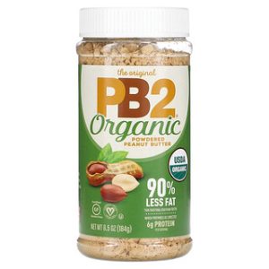 PB2 Foods - חמאת בוטנים אורגנית מומסת 184 גרם