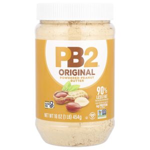 PB2 חמאת בוטנים טחון- מקורית 454 גרם בריא וטעים
