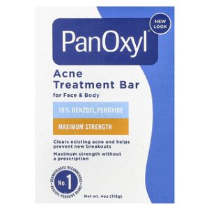 PanOxyl סבון לפנים ולגוף לטיפול בפצעי אקנה - 113 גרם