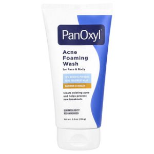 PanOxyl תרחיץ קצף לפנים ולגוף - לטיפול בפצעי בגרות