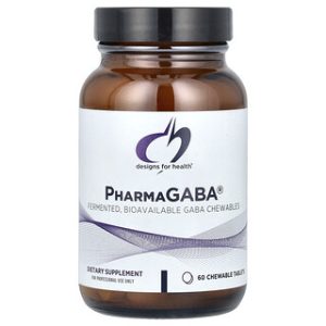 PharmaGABA® 60 טבליות לעיסה - להרגעה ולשיפור מצב הרוח