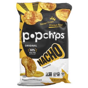 Popchips Original Nacho 142 גרם-חטיף פריך בטעם נאצ'וס