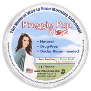 Preggie Pop Drops - סוכריות בחילות בטעם פירות חמוצים