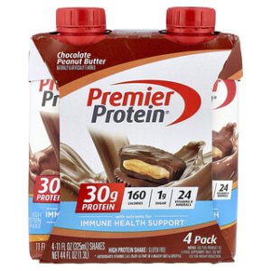 Premier Protein - שייק חלבון בוטנים שוקולד - 4 יחידות