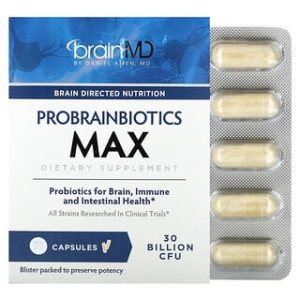 Probrainbiotics Max - פרוביוטיקה 30 מיליארד CFU - 30 כמוסות