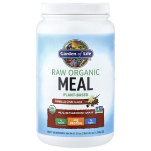 RAW אורגני - שייק חלבון Garden of Life וניל צ'אי