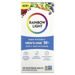 Rainbow Light - מולטי ויטמין לגבר 50+ - 120 טבליות