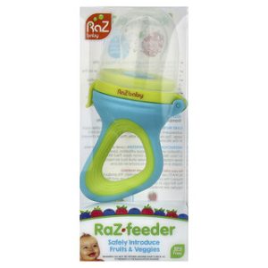 Razbaby Raz-Feeder 6m+ כחול-ירוק-מאכיל ראשון