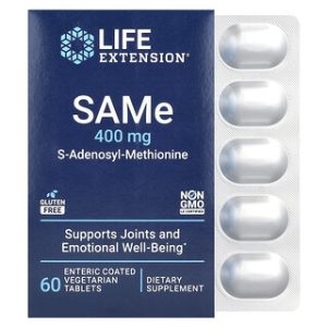 SAMe 400 מ"ג , תוסף תזונה טבעוני Life Extension