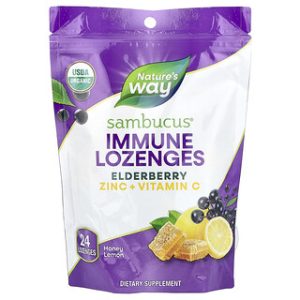 Sambucus Lozenges- סמבוק, אבץ וויטמין C - 24 יחידות