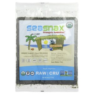 SeaSnax אצות אורגניות 28 גרם - חטיף טעים ובריא