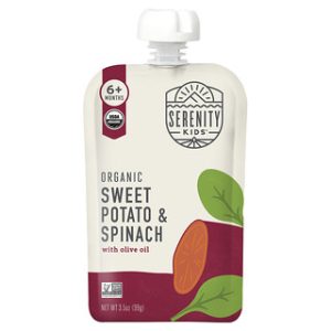 Serenity Kids, בטטה ותרד אורגני לתינוקות 6+ חודשים