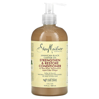 SheaMoisture - מרכך שמן קיק שחור לחיזוק והשבה