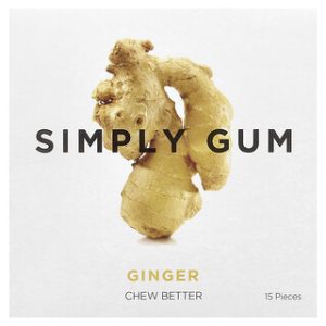 Simply Gum - מסטיק ג'ינג'ר טבעי 15 יחידות