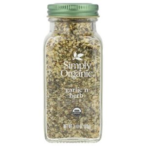 Simply Organic Garlic N Herb - תבלין 88 גרם