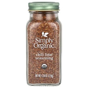 Simply Organic, תיבול צ'ילי ליים - 119 גרם - טבעוני