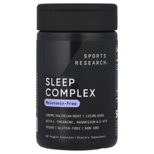 Sleep Complex Sports Research - ללא מלטונין 60 כמוסות