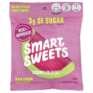 SmartSweets Sourmelon Bites - חטיפי אבטיח חמוצים 50 גרם