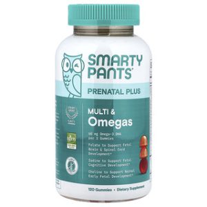 SmartyPants Prenatal Plus גומי לעיסה - 120 יח׳ - טעם תפוז