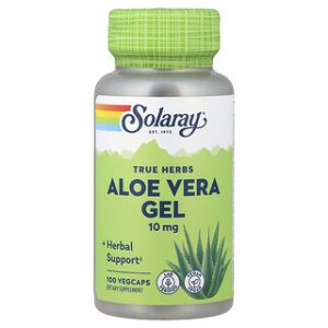 Solaray Aloe Vera Gel - 100 כמוסות צמחיות