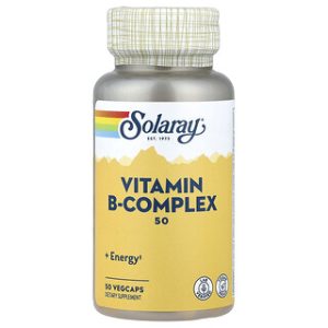 Solaray B-Complex 50 VegCaps - ויטמין B מומלץ
