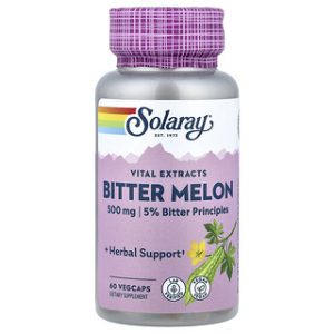 Solaray Bitter Melon 500 מ"ג - תוסף תזונה 60 כמוסות