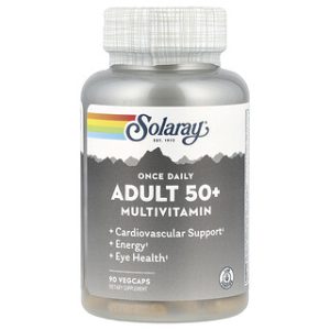 Solaray Multivitamin 50+ - מולטי ויטמין למבוגרים 90 כמוסות