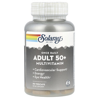 Solaray Multivitamin 50+ - מולטי ויטמין למבוגרים 90 כמוסות