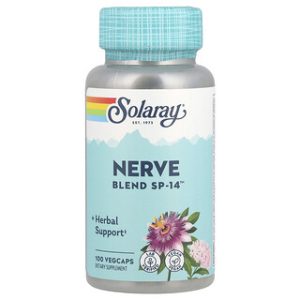 Solaray Nerve Blend SP-14 - כמוסות תמיכה עצבית - 100 יח'