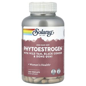 Solaray PhytoEstrogen - תוסף צמחי לנשים 240 כמוסות