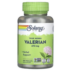Solaray Valerian 470 מ"ג - 180 כמוסות צמחיות
