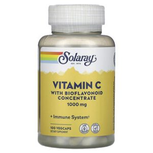 Solaray ויטמין C 1000 מ"ג עם ביופלבונואידים - 100 כמוסות