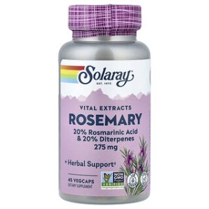 Solaray - תמצית רוזמרין 45 כמוסות צמחיות - בריאות
