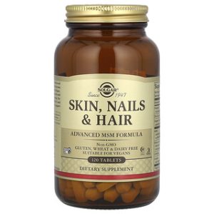 Solgar Skin Nails & Hair MSM - ויטמינים לשיער עור וציפורניים